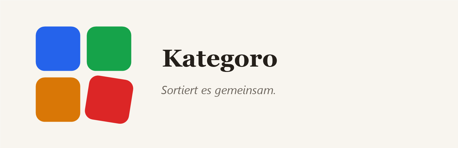 Kategoro – Sortiert es gemeinsam.